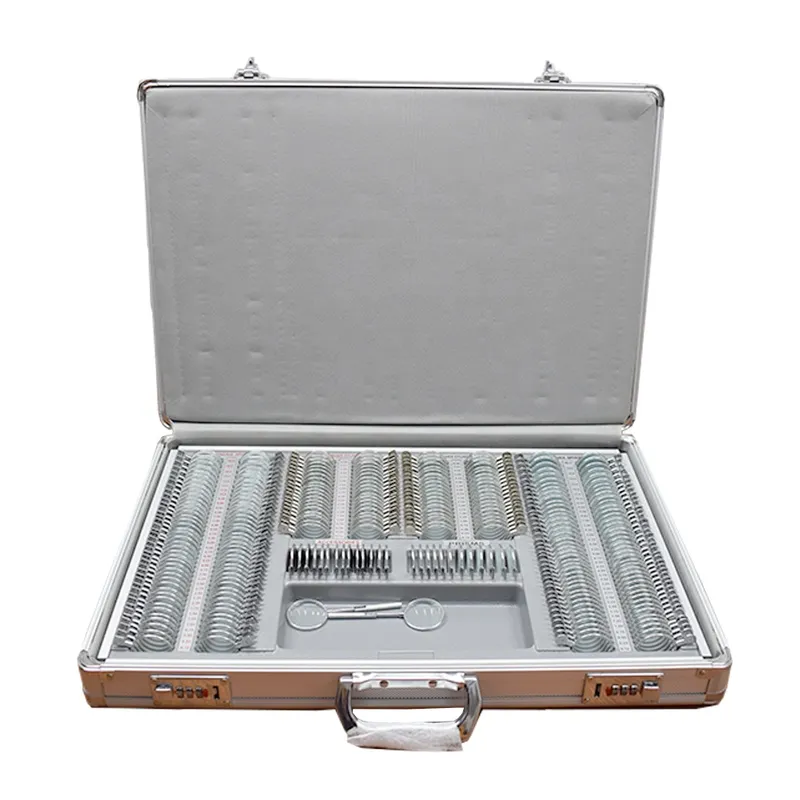 Best Quality Optical Trial Lens Set lens case 266JS Metal Rim 