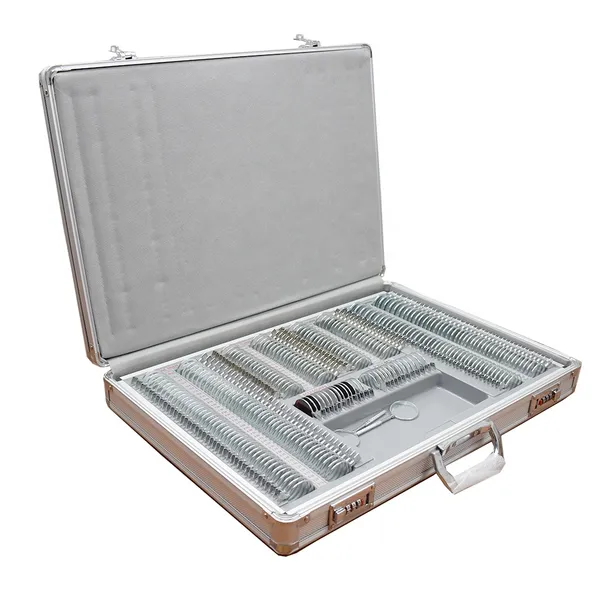 Best Quality Optical Trial Lens Set lens case 266JS Metal Rim 