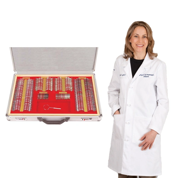 Best Quality Optical Trial Lens Set lens case 266JS Metal Rim 