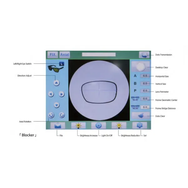 bordeadora de lentes automática ale-3000 sin patrón  