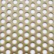 Perforated steel metal sheet for wall protection screen