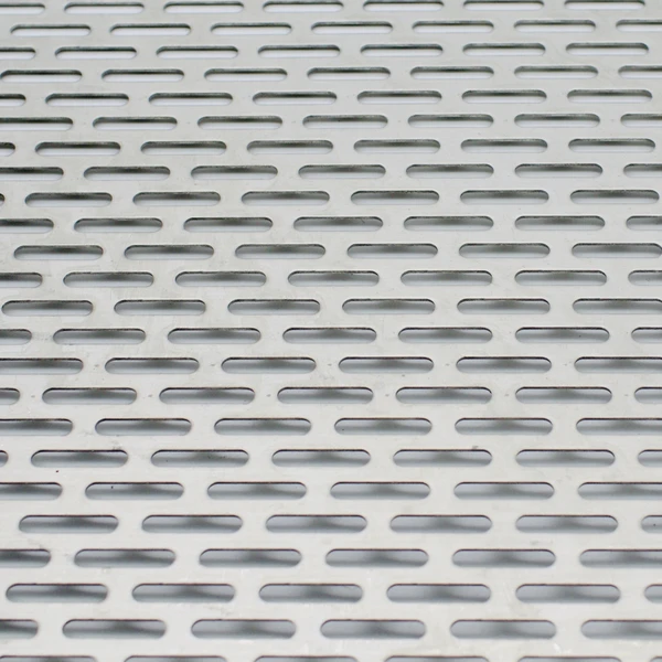 Perforated steel metal sheet for wall protection screen
