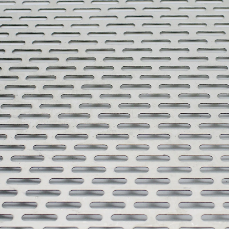 Perforated steel metal sheet for wall protection screen