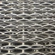 Perforated steel metal sheet for wall protection screen