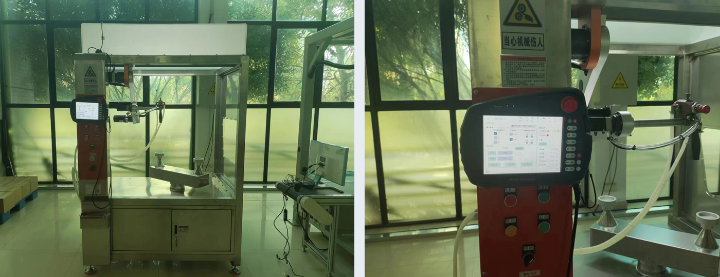 Daily-Use Ceramics Dual-Station Spraying Machine Application