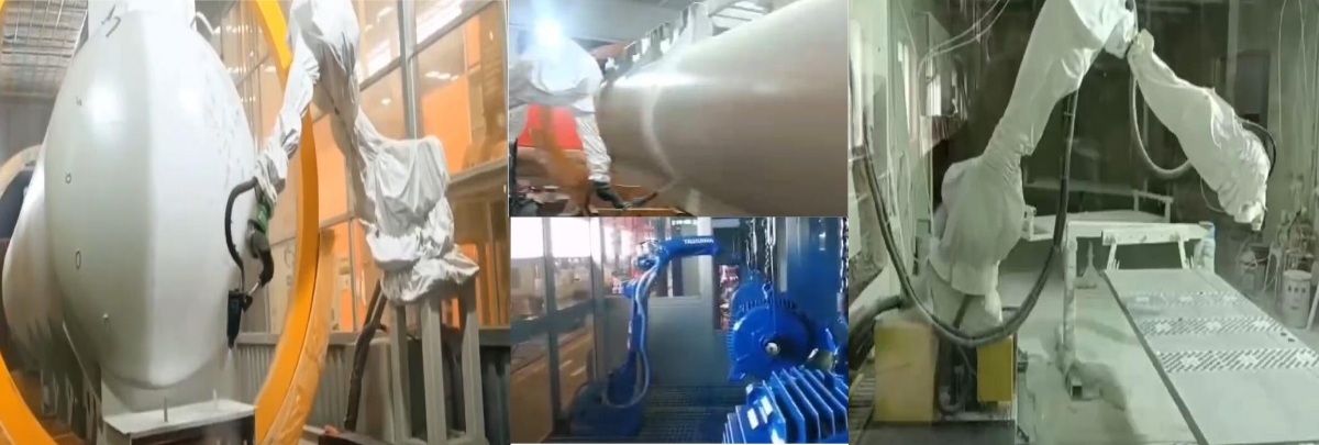 Versatile Code-Free Spraying Robot