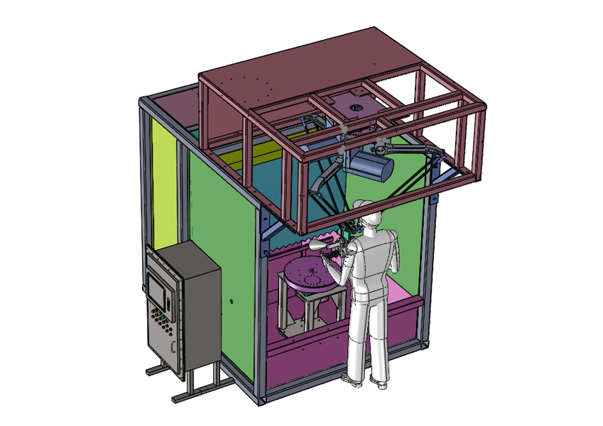 Robotic Paint Spraying Workstation