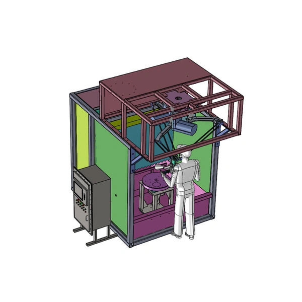 Robotic Paint Spraying Workstation