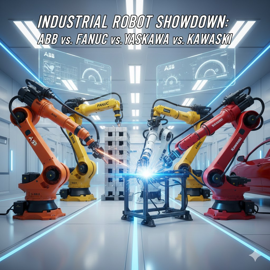 Choosing the Right Industrial Robot: A Deep Dive into ABB, FANUC, YASKAWA, and Kawasaki