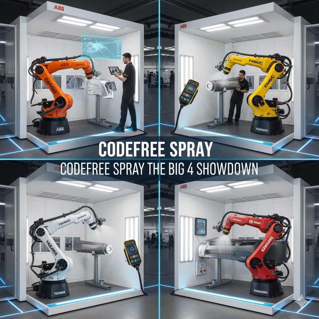 CodeFree Spray: A New Era in Industrial Coating Automation & The Big Four's Approaches