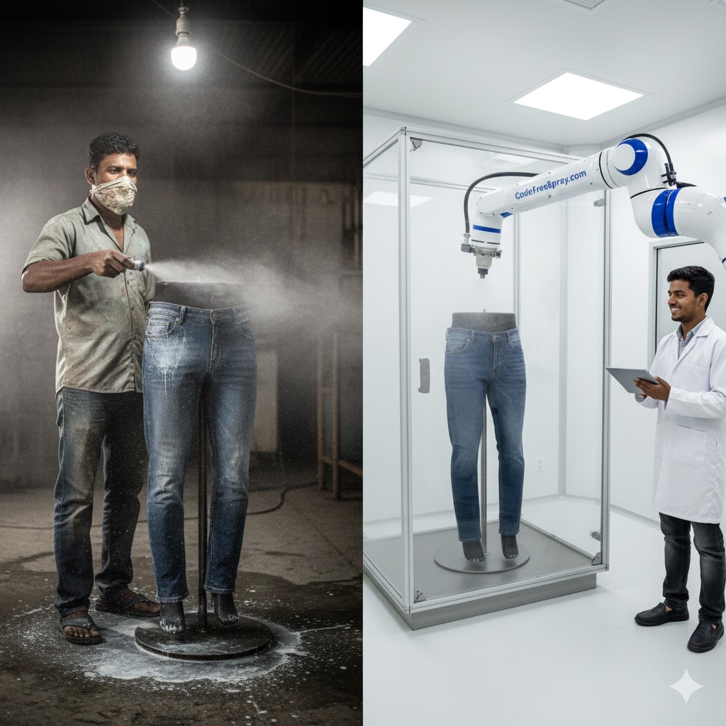 In-depth Analysis: Revolutionary Opportunities for CodeFreeSpray in the Ludhiana Denim Finishing Industry