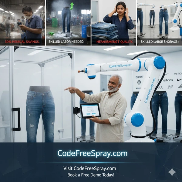 In-depth Analysis: Revolutionary Opportunities for CodeFreeSpray in the Ludhiana Denim Finishing Industry