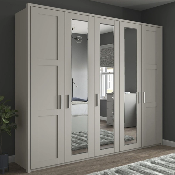 Hinged Mirror Doors Wardrobe