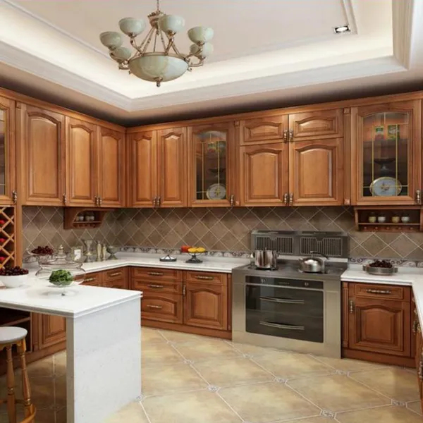Solid Wood Kitchen Cabinets