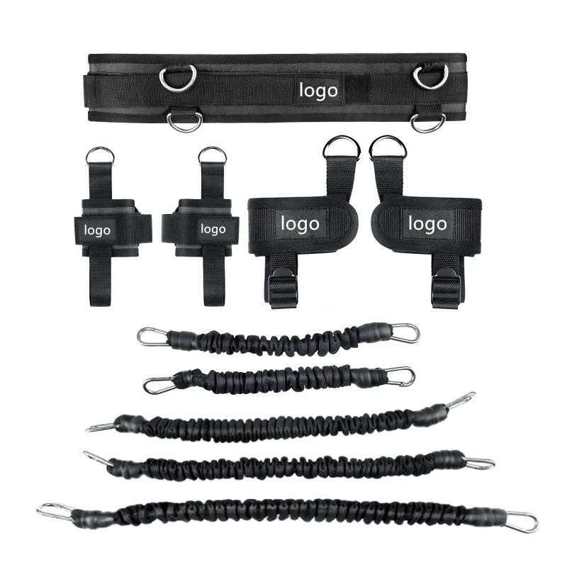 MMA Boxing Training Resistance Belt Band Set