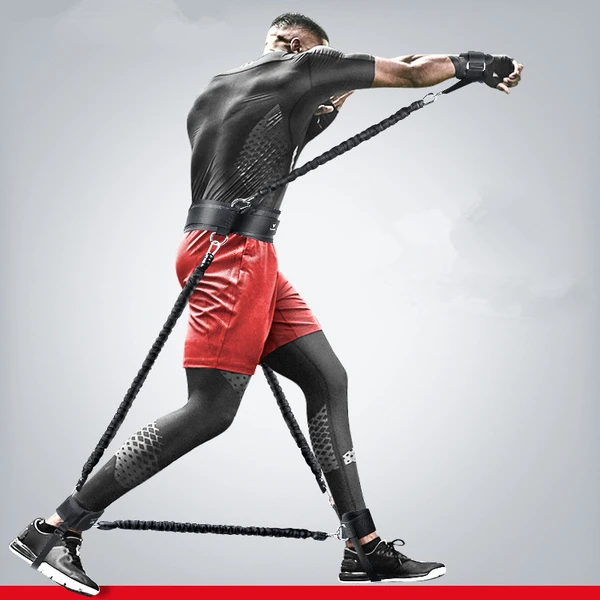 MMA Boxing Training Resistance Belt Band Set