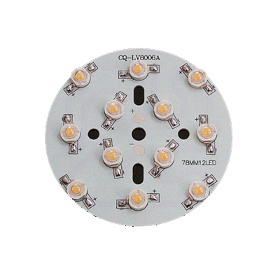 12W high power LED lamp beads aluminum plate lamp light source Board diameter 78MM