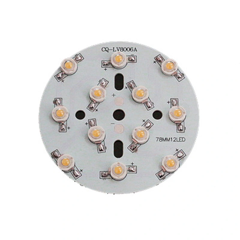 12W high power LED lamp beads aluminum plate lamp light source Board diameter 78MM