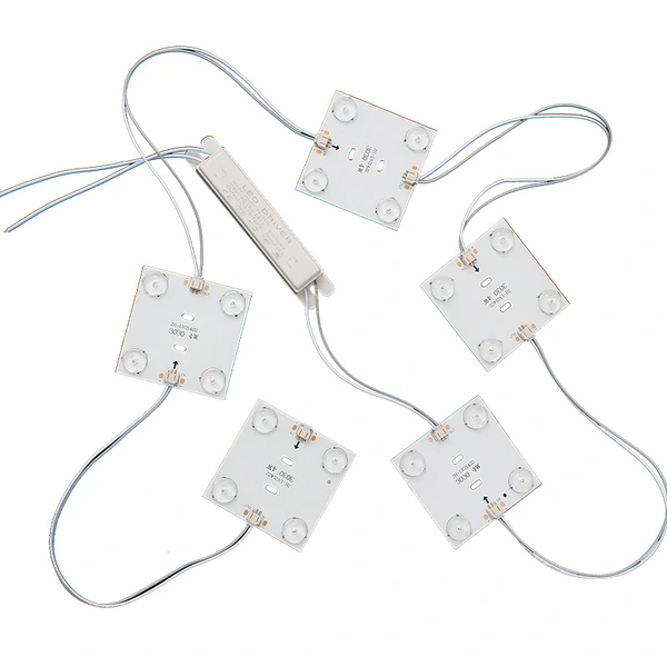 Diffuse Reflective Block Backlit Lighting Strip Soft Film Light Box Backlight 12V 24V Constant Current LED Module with Lens