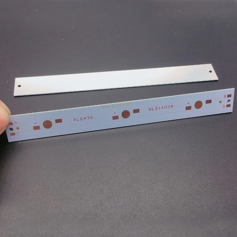 3W 6W 12W Aluminium PCB Circuit Board for 3PCS 6PCS 12PCS 1w,3w,5w LED in Series DIY