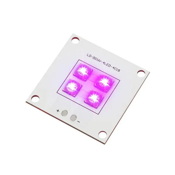 UV Curing LED PCB Assembly Purple Light Source Lamp PCB Plate 40W For 3D Printer