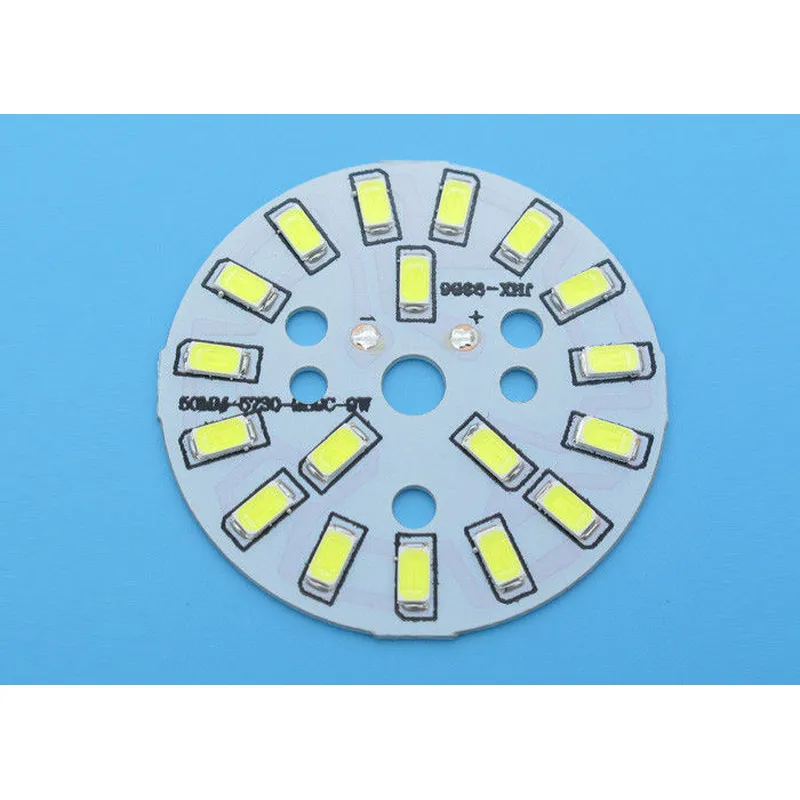 Round LED Pcb Printed Circuit Board Assembly SMD5730 31mm~100mm Diameter UL RoHS Standard