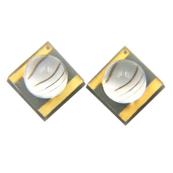 Quartz 30 Degree Light Angle 3535 Violet Led Lamp Beads 365-405nm Printing Curing UV Violet Led