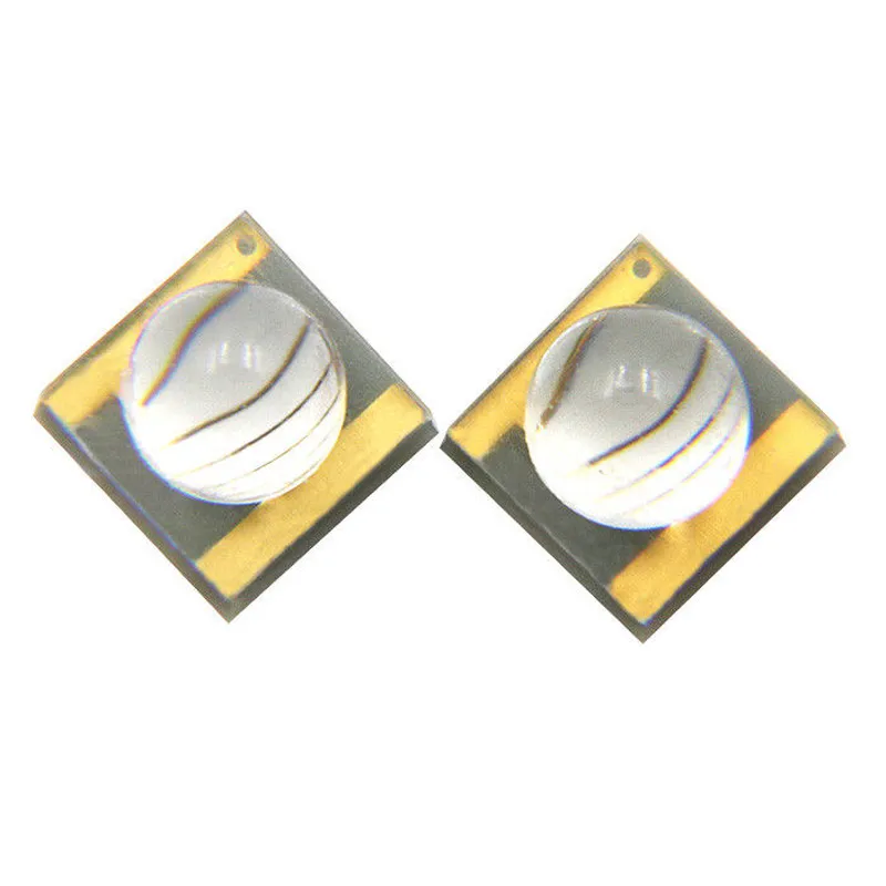 Quartz 30 Degree Light Angle 3535 Violet Led Lamp Beads 365-405nm Printing Curing UV Violet Led