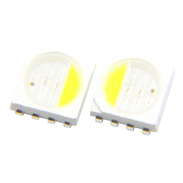 3528 RGBW SMD LED Chip 0.2W 0.5W 120° No Chip Color Bias For LED Tube Light