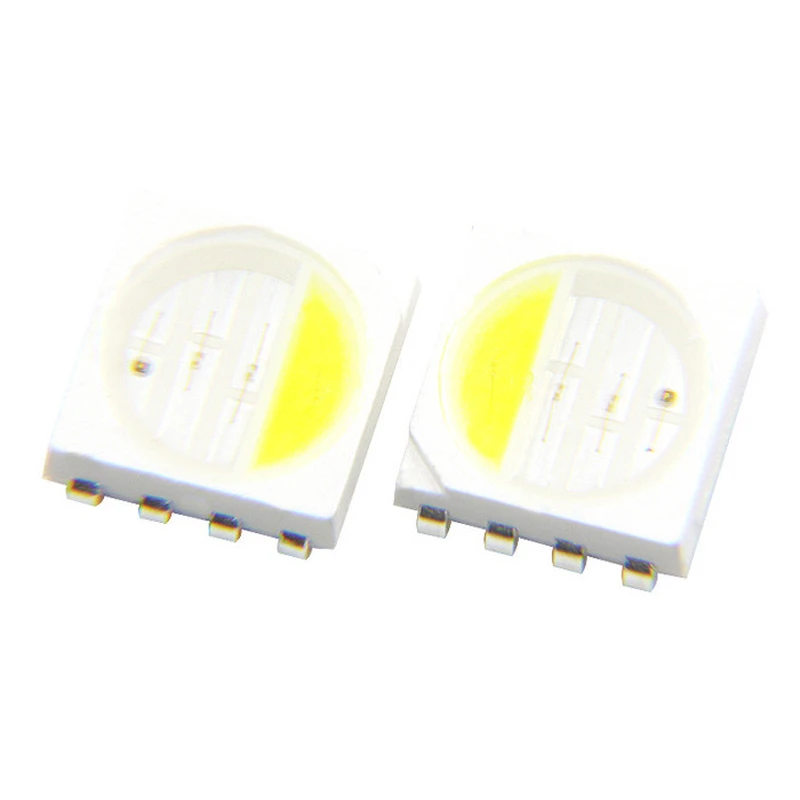 3528 RGBW SMD LED Chip 0.2W 0.5W 120° No Chip Color Bias For LED Tube Light