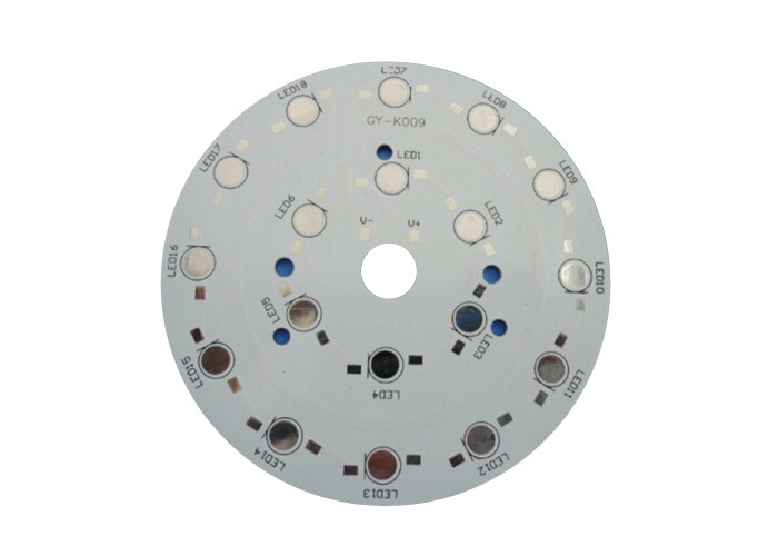 18W Aluminium PCB Board For LED 100mm Diameter High Power Panel For LED Ceiling Lamp