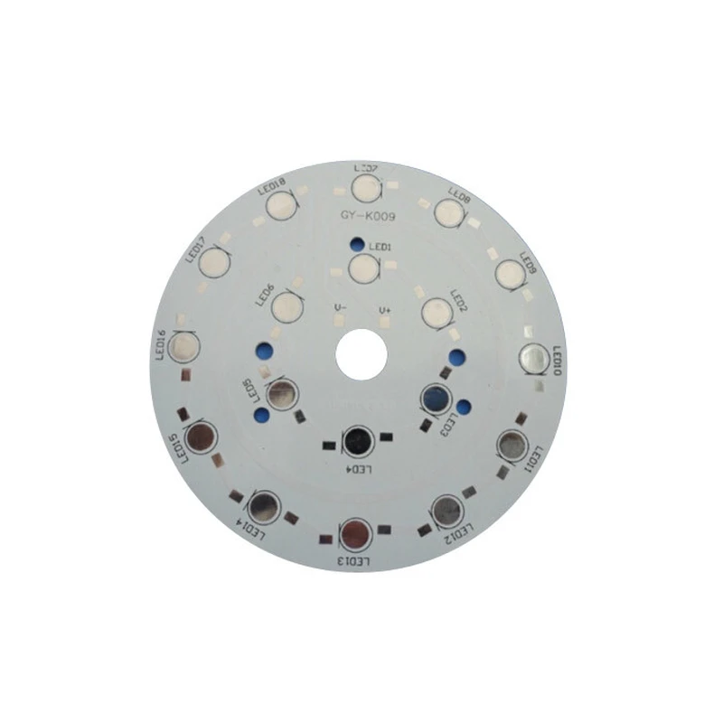 18W Aluminium PCB Board For LED 100mm Diameter High Power Panel For LED Ceiling Lamp