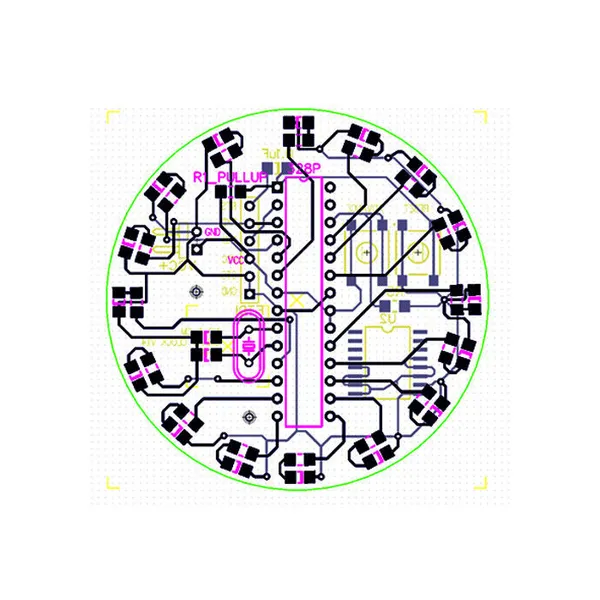 Single / Double Layer Aluminum Electronic Circuits PCB Layout For LED PCBA Gerber Files