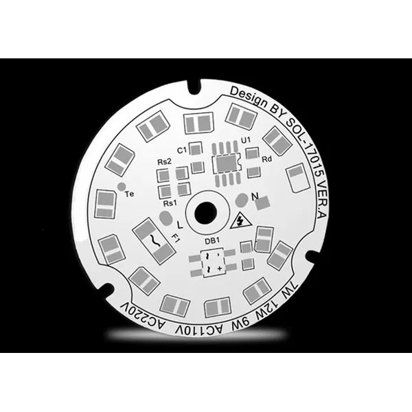 Single / Double Layer Aluminum Electronic Circuits PCB Layout For LED PCBA Gerber Files