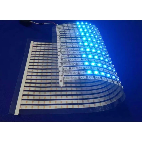 WS2813 WS2812 Addressable Flexible LED PCBA 60 * 40 Pixel Panel RGB Full Color