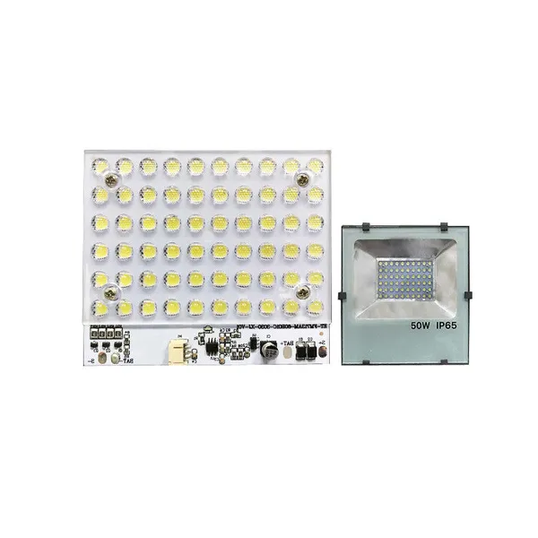 SMD 3030 Solar LED Street Light Module PCB Assembly Board AlGaInP Chip 8.6W With Lens