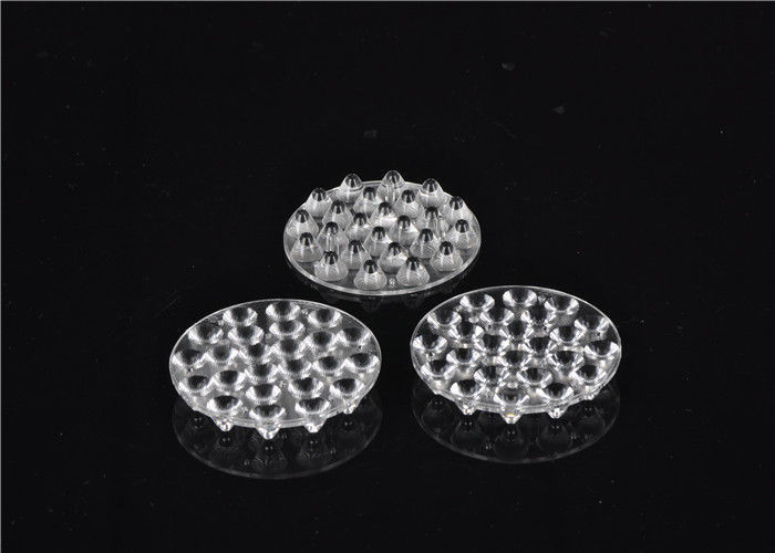 18 In 1 PMMA Optical Lens 66.50x6.4mm Dimension For LED Headlights