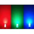 0.06W 5mm High Lumen Led Chip Full Color Common Cathode F5 RGB LED Diode With Round Head