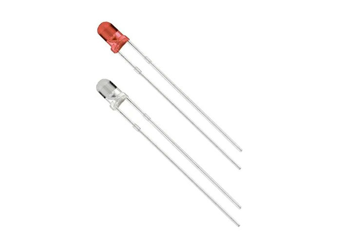 Standard LEDs - DIP Through Hole LED Red 625nm Built In Resistor For 12VDC