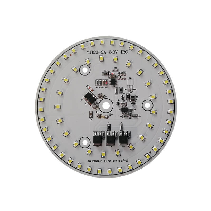 Intelligent Control Solar LED PCB Module For IR Induction Solar Garden And Landscape Lights