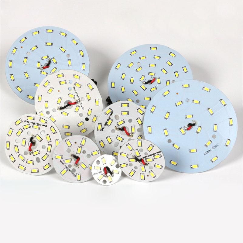 High Quality Bulb Light LED Parts Downlight PCB Board Modules 3W 5W 7W 9W 12W 15W with 5730 SMD LEDs 90-110lm/w