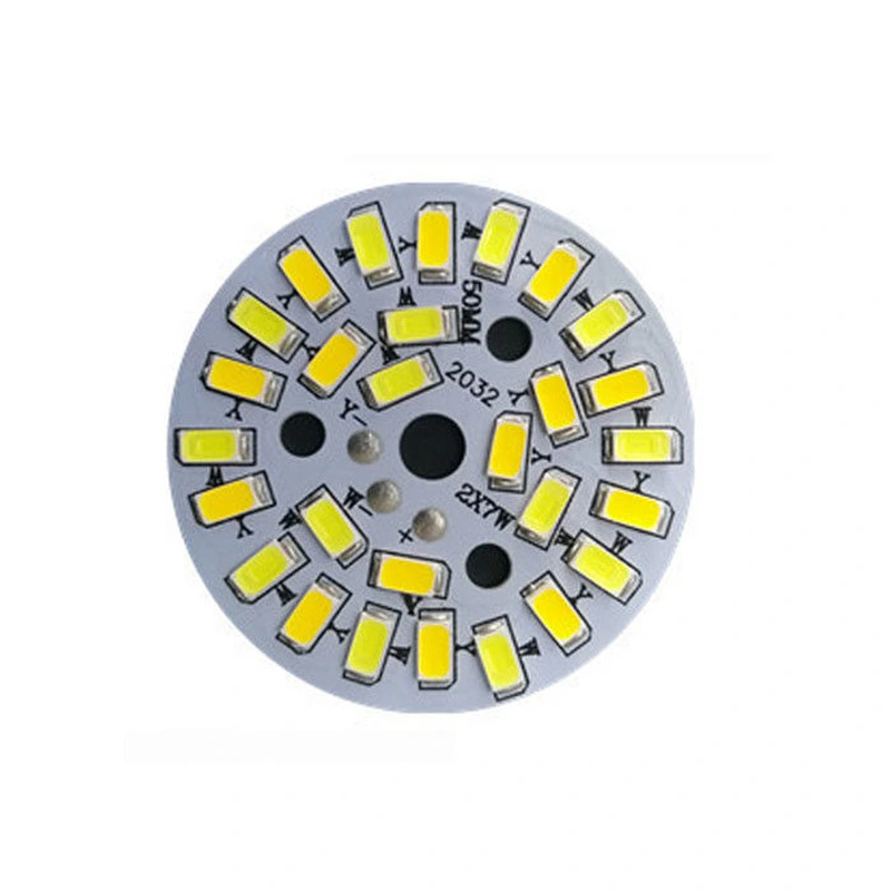 5730 SMD Dimmable LED PCB Plate , Led Light Bulb Circuit Board With Integrated IC Driver AC driverless led bulb module 