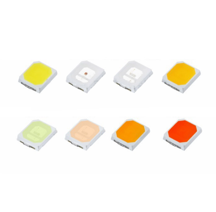 4000pcs/Roll 0.1W Red Green Blue Yellow 620nm 520nm 590nm 460nm Sanan SMD 2835 LED Chip