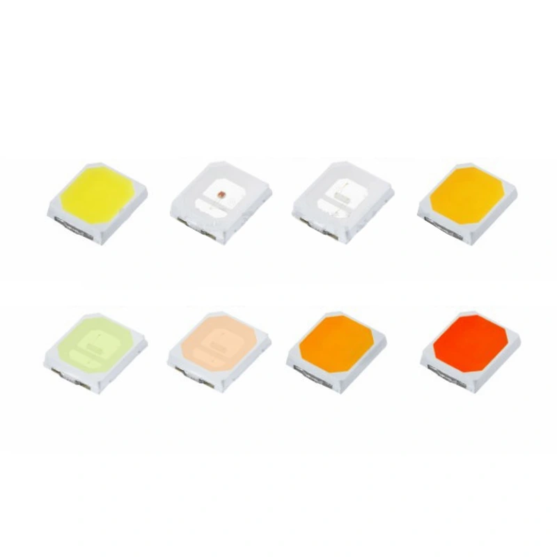 4000pcs/Roll 0.1W Red Green Blue Yellow 620nm 520nm 590nm 460nm Sanan SMD 2835 LED Chip