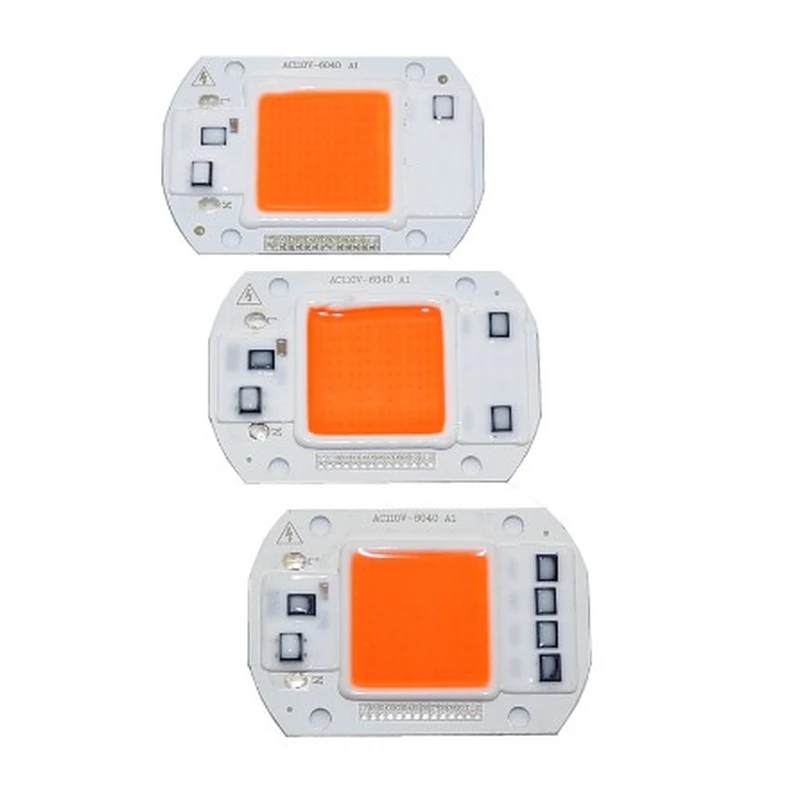 Full Spectrum AC220V 10W 20W 30W 50W For Indoor Plant Seedling Grow and Flower Growth Fitolamp COB LED Grow Light