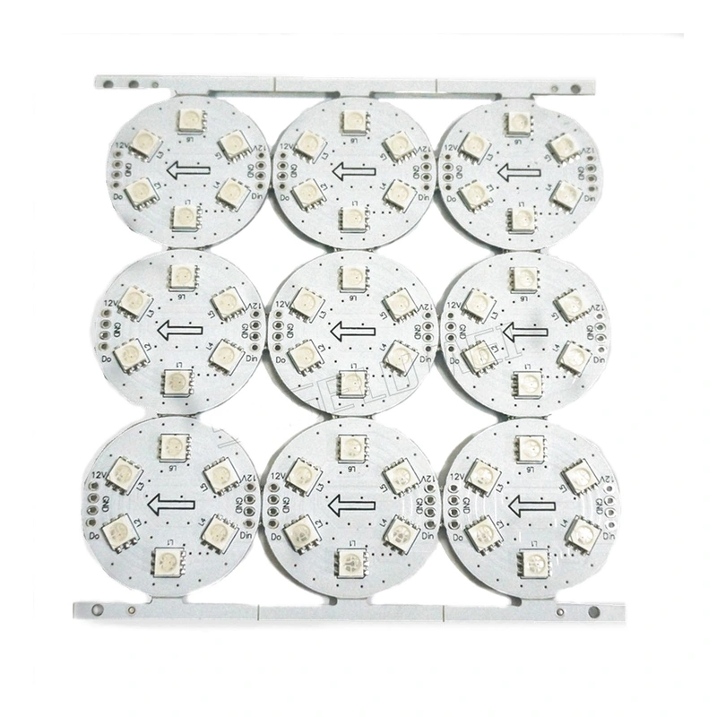 DC12V D38 6 leds 6leds 5050 RGB 5mm Original Public Board LED SMD Driver IC WS2811