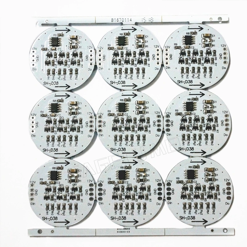 DC12V D38 6 leds 6leds 5050 RGB 5mm Original Public Board LED SMD Driver IC WS2811