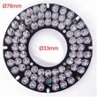 Infrared 72x (5mm) IR LED board night vision for CCTV IP AHD CVBS camera PCB module 