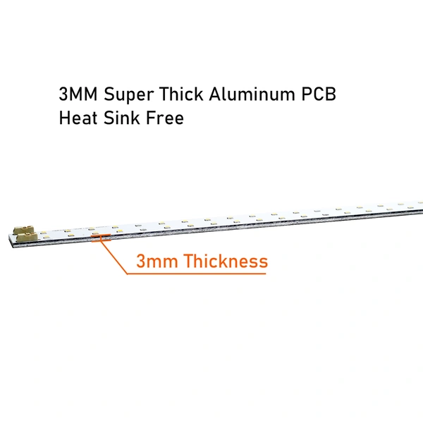 3mm Thickness DC 12V  LED Strip PCB Line ( No need for radiator) DC 12V 24V 100W Constant Voltage Grow Light DIY Parts