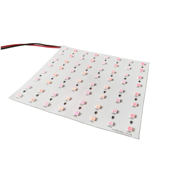 160 x 160mm DC 12V 10W Flexible LED PCB Module with 730nm 810nm Red Lighting for Skin Therapy